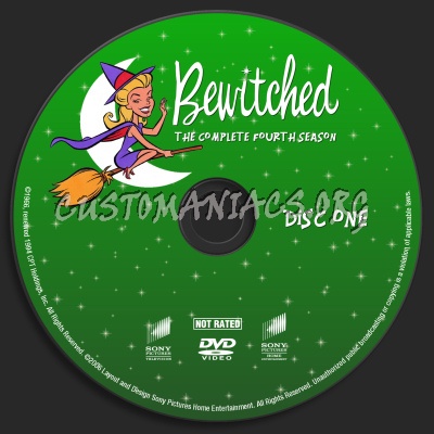 Bewitched Season Four dvd label