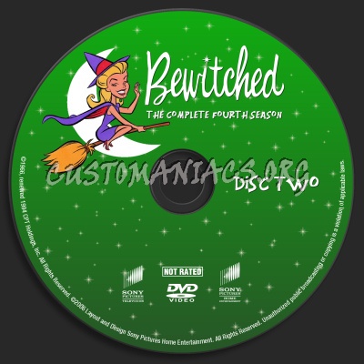 Bewitched Season Four dvd label