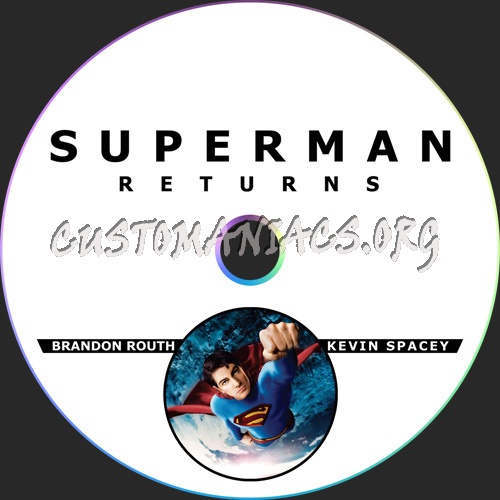 Superman Returns dvd label