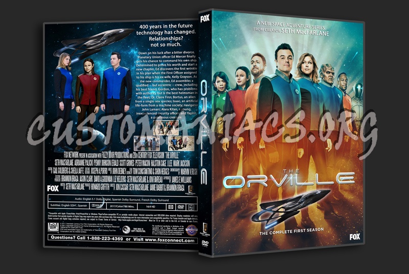 The Orville Season 1 dvd cover