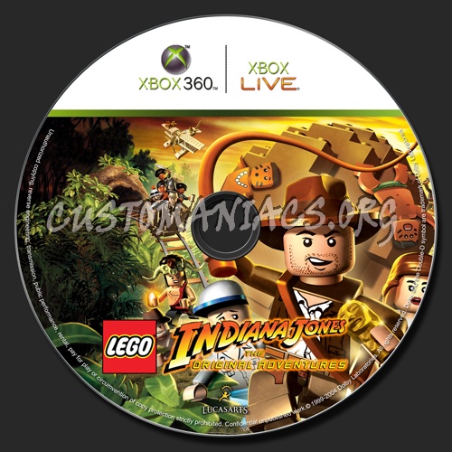 Lego - Indiana Jones - The Original Adventures dvd label