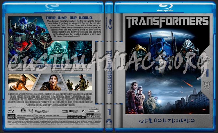 Transformers blu-ray cover