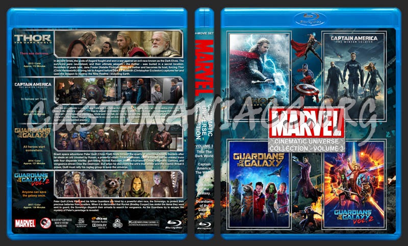 The Marvel Cinematic Universe Collection - Volume 3 blu-ray cover