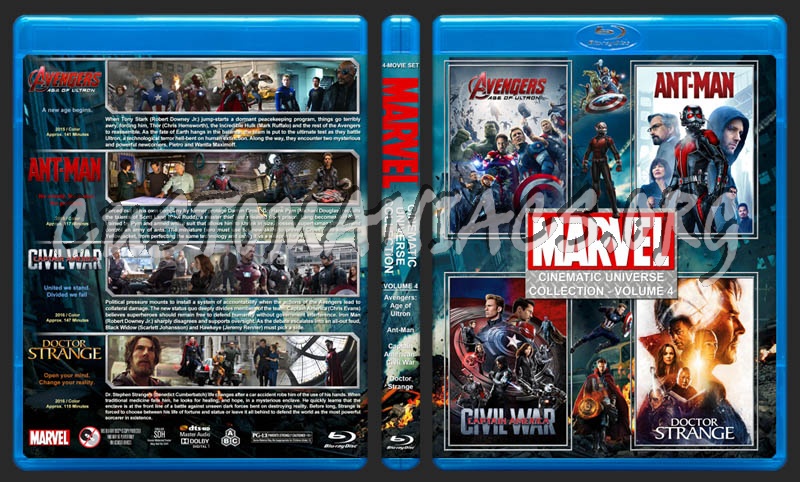 The Marvel Cinematic Universe Collection - Volume 4 blu-ray cover