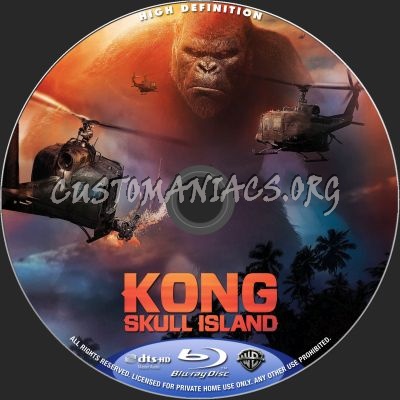 Kong: Skull Island blu-ray label