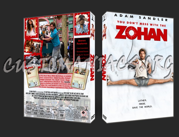 You Don't Mess With the Zohan dvd cover