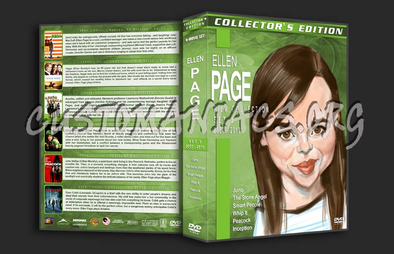 Ellen Page Film Collection - Set 3 (2007-2010) dvd cover
