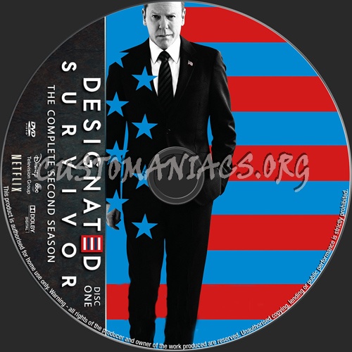 Designated Survivor Season 2 dvd label