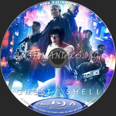 Ghost In The Shell blu-ray label