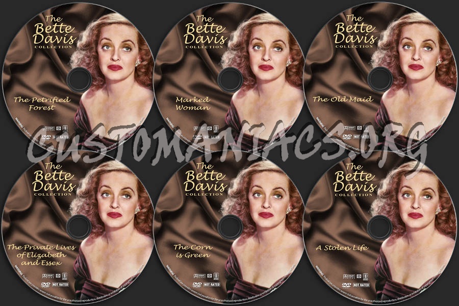 Bette Davis Collection - Volume 4 dvd label