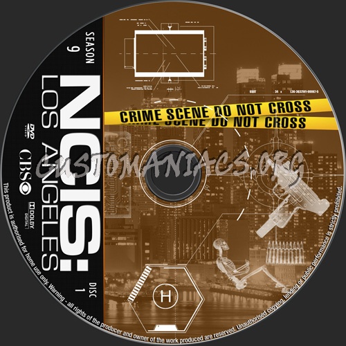 NCIS Los Angeles Season 9 dvd label