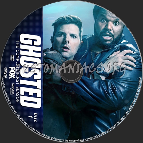 Ghosted Season 1 dvd label
