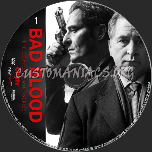 Bad Blood Mini-Series dvd label