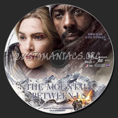 The Mountain Between Us dvd label