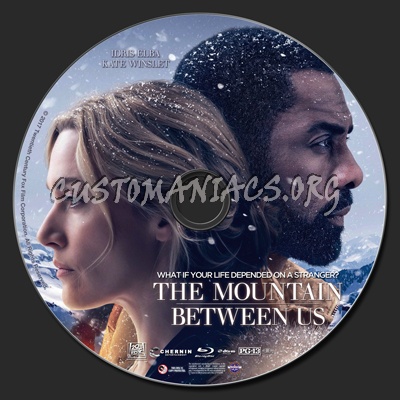 The Mountain Between Us blu-ray label