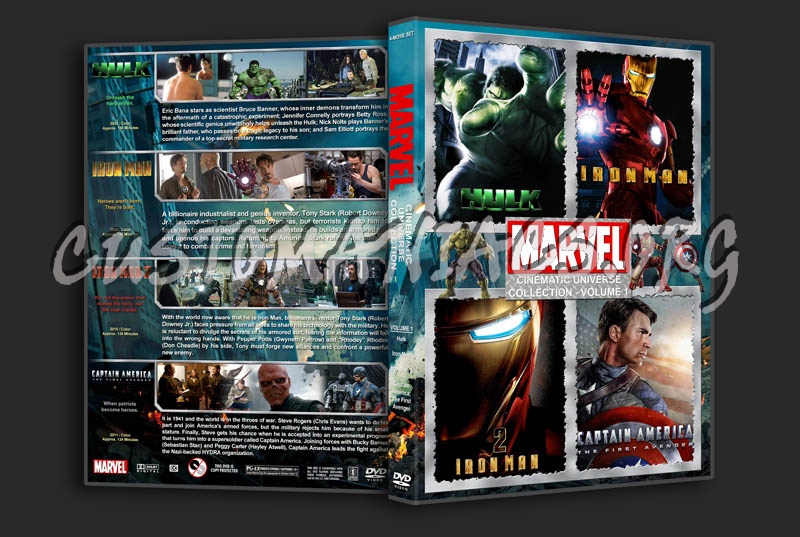 The Marvel Cinematic Universe Collection - Volume 1 dvd cover