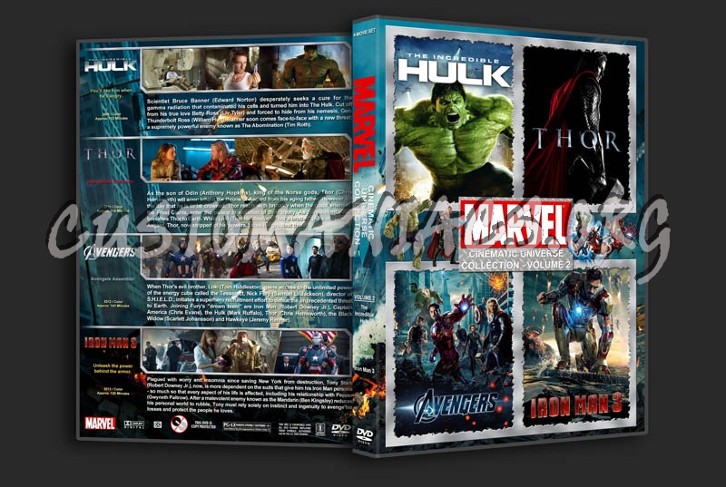 The Marvel Cinematic Universe Collection - Volume 2 dvd cover