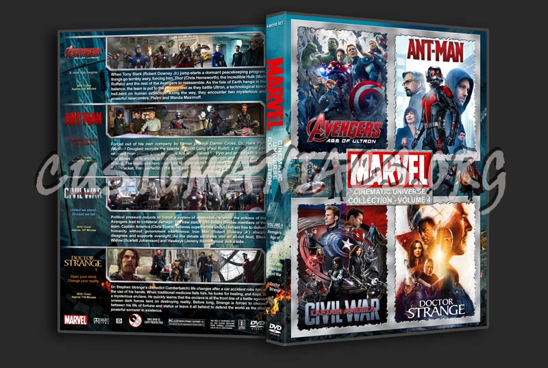 The Marvel Cinematic Universe Collection - Volume 4 dvd cover