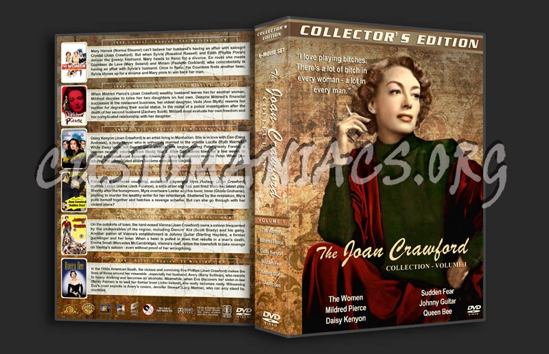 Joan Crawford Collection - Volume 1 dvd cover