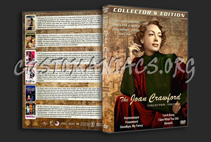 Joan Crawford Collection - Volume 3 dvd cover