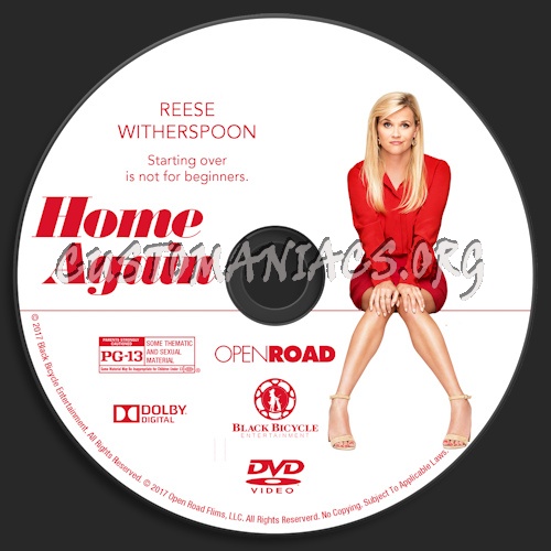 Home Again dvd label