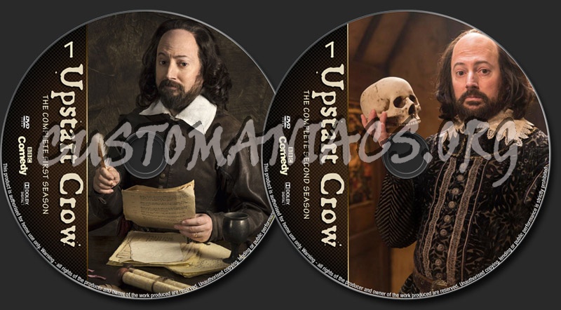 Upstart Crow Seasons 1-2 dvd label