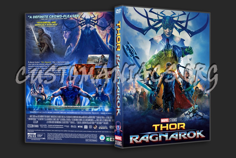 Thor: Ragnarok dvd cover