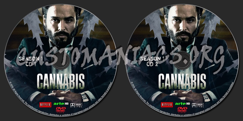 Cannabis - Season 1 dvd label