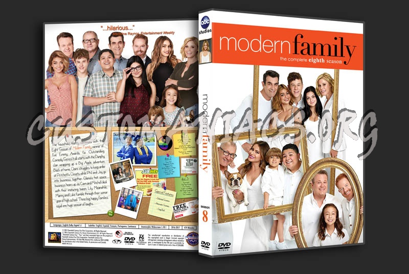 Modern Family - Season 8 dvd cover