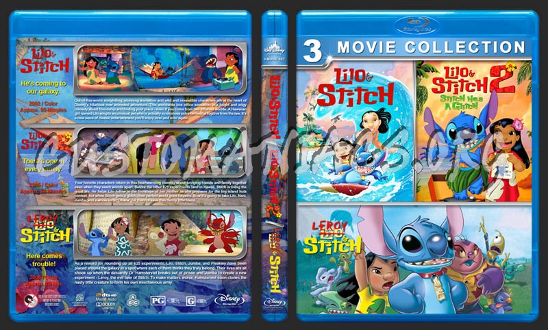 Lilo & Stitch Triple Feature blu-ray cover