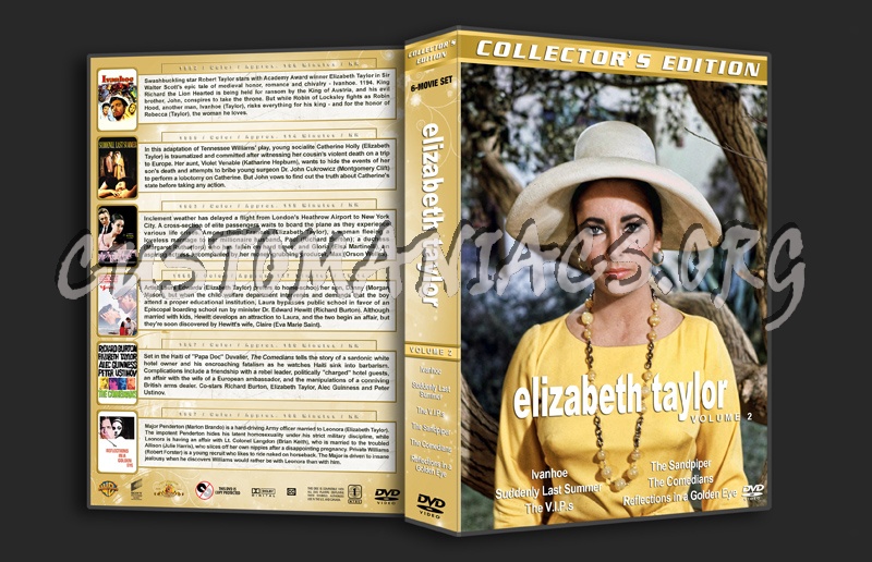Elizabeth Taylor Collection - Volume 2 dvd cover