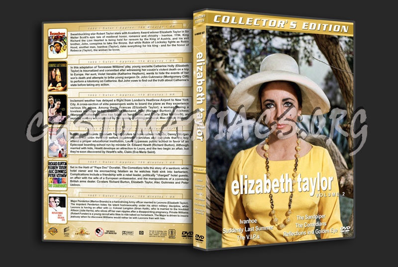 Elizabeth Taylor Collection - Volume 2 dvd cover