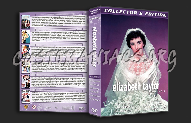 Elizabeth Taylor Collection - Volume 4 dvd cover