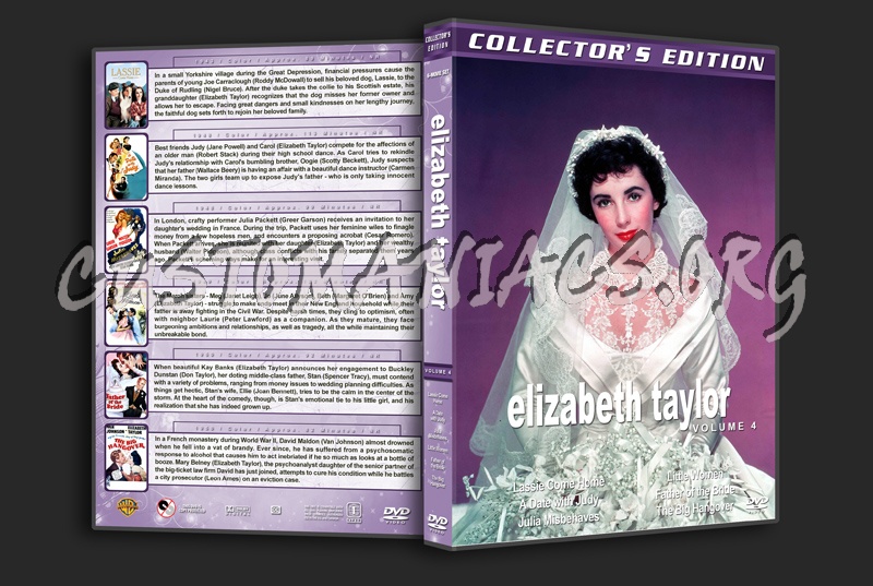 Elizabeth Taylor Collection - Volume 4 dvd cover