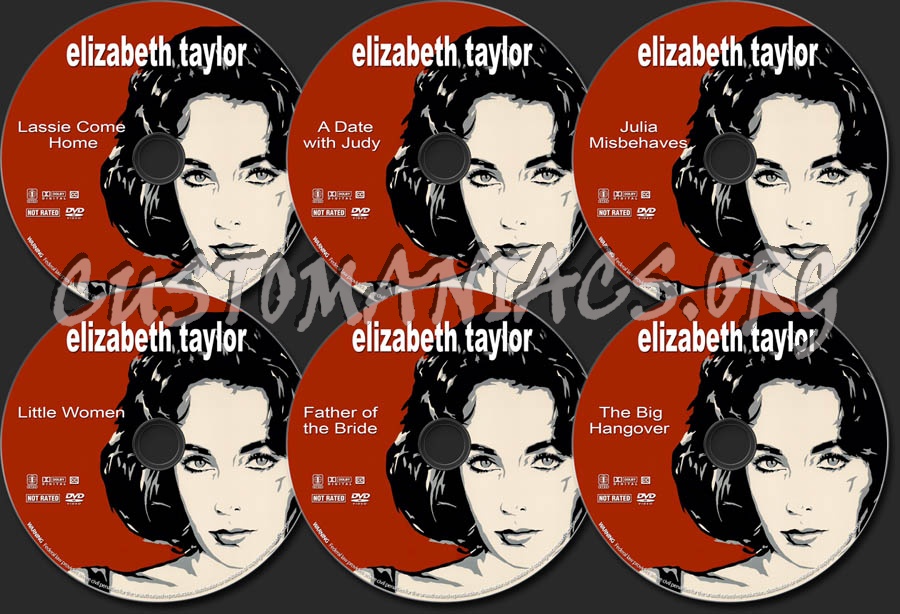 Elizabeth Taylor Collection - Volume 4 dvd label