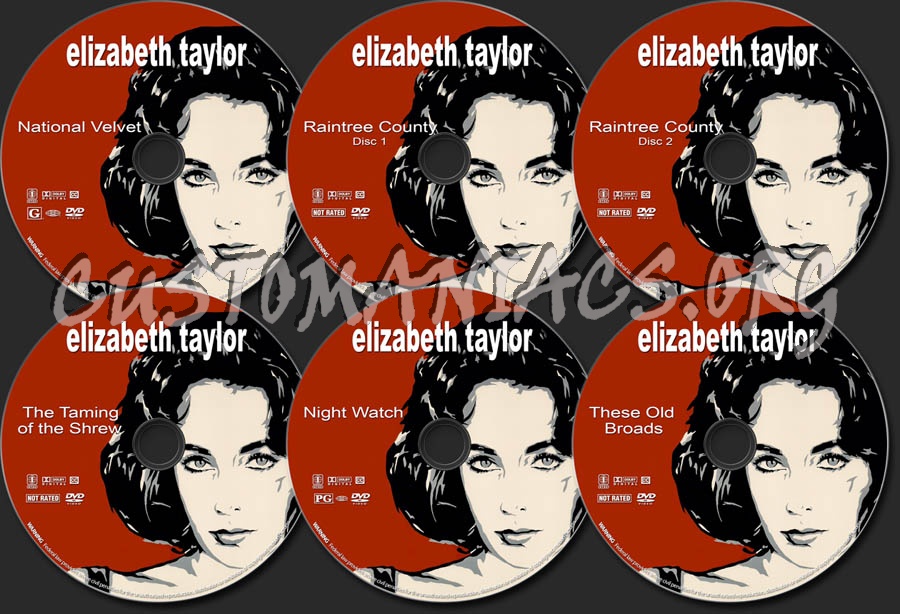 Elizabeth Taylor Collection - Volume 5 dvd label