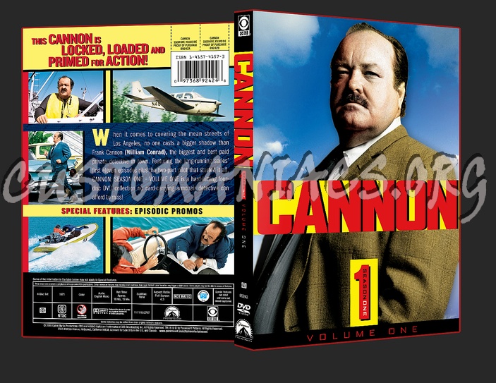 Cannon Season 1 Volume 1 dvd cover