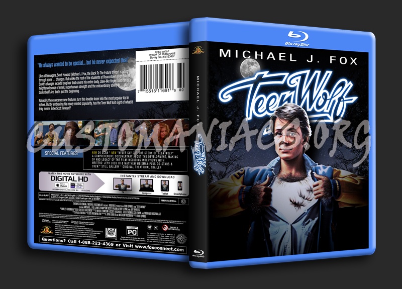 Teen Wolf blu-ray cover