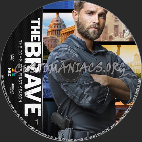 The Brave Season 1 dvd label