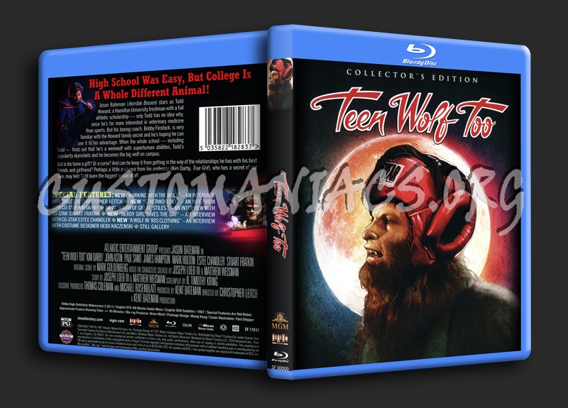 Teen Wolf Too blu-ray cover