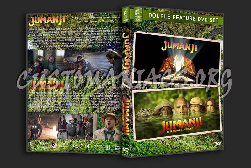 Jumanji Double Feature dvd cover