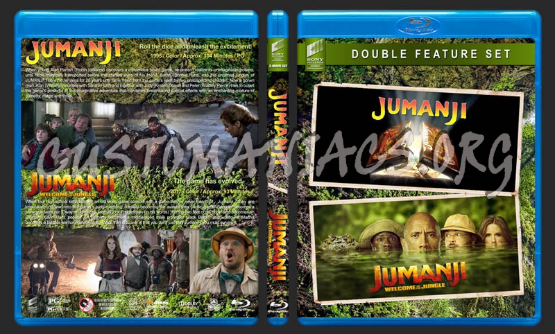 Jumanji Double Feature blu-ray cover
