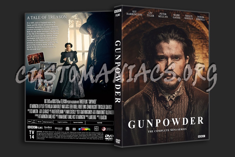 Gunpowder Mini-Series 2017 dvd cover