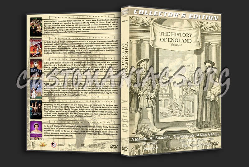 The History of England  - Volume 2 dvd cover