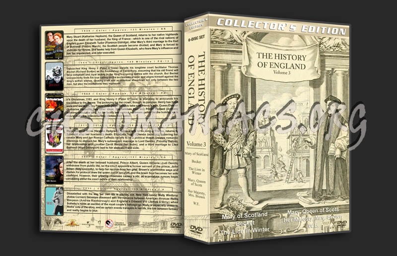 The History of England  - Volume 3 dvd cover