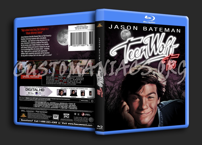 Teen Wolf Too blu-ray cover