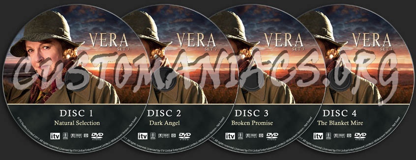 Vera - Set 7 dvd label