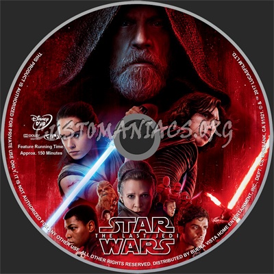 Star Wars: Episode VIII - The Last Jedi (2017) dvd label