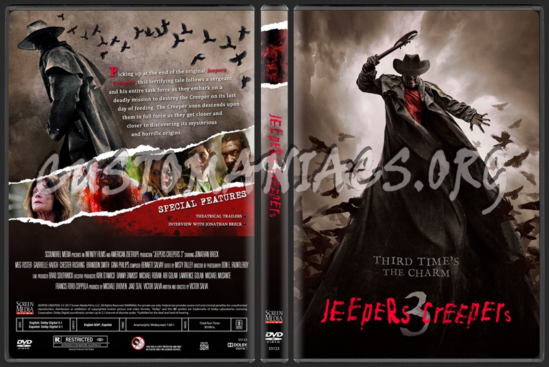 Jeepers Creepers 3 dvd cover