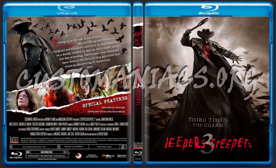 Jeepers Creepers 3 blu-ray cover